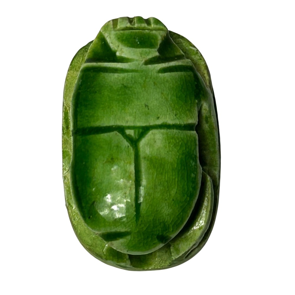 Scarab Beetle Amulet Figurines OS Multicolor Egyptian Decor Set of 4 Sizes - Picture 4 of 11